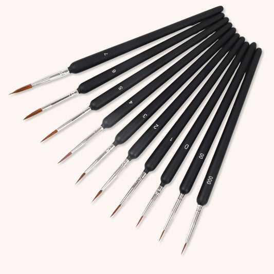 10 Precision Detail Brushes
