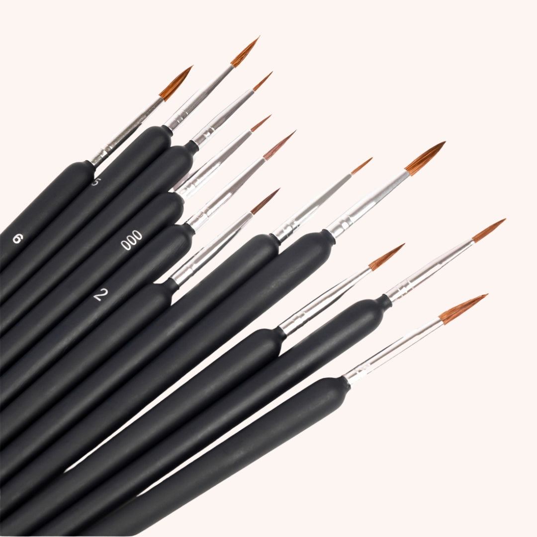 10 Precision Detail Brushes