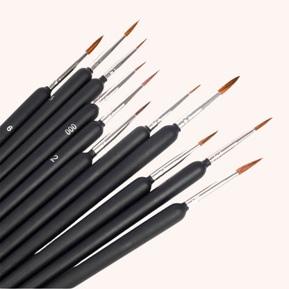 10 Precision Detail Brushes