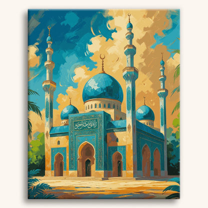 Élégance de la mosquée Azure