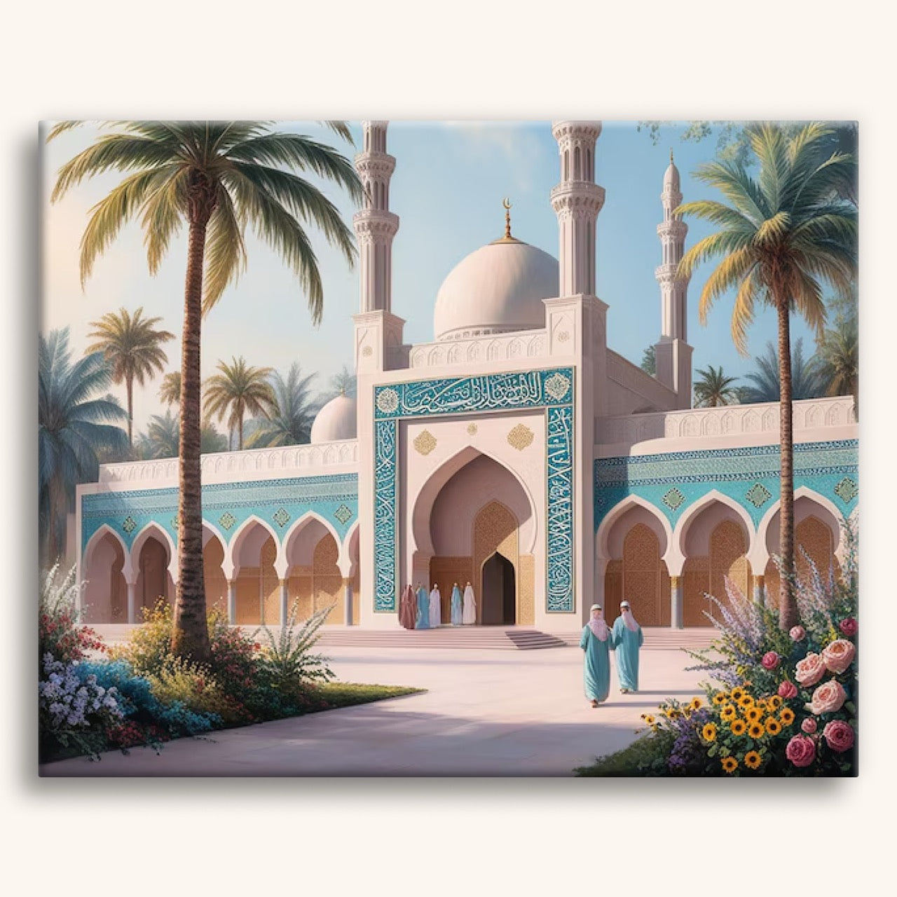 La sérénité de la mosquée du jardin