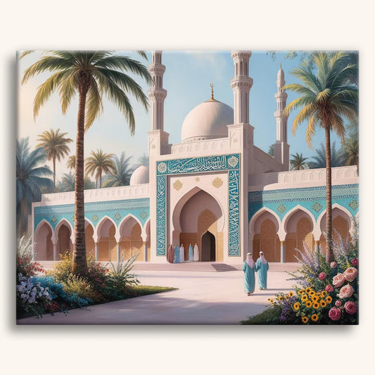 La sérénité de la mosquée du jardin