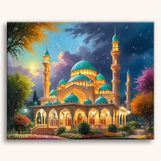 Mosquée pluvieuse